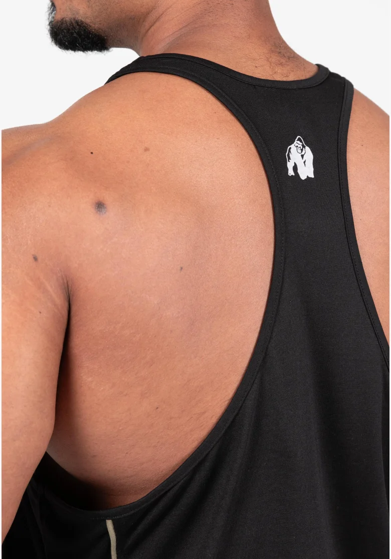 Gorilla Wear pánské tílko Casper Stringer – černá / zelená