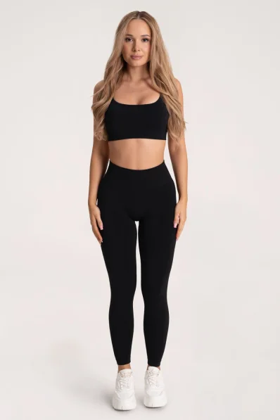 Gym Glamour Legíny Second Skin push up Black