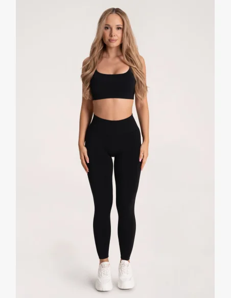 Gym Glamour Legíny Second Skin push up Black