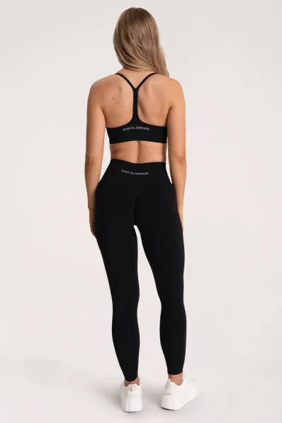 Gym Glamour Legíny Second Skin push up Black 2