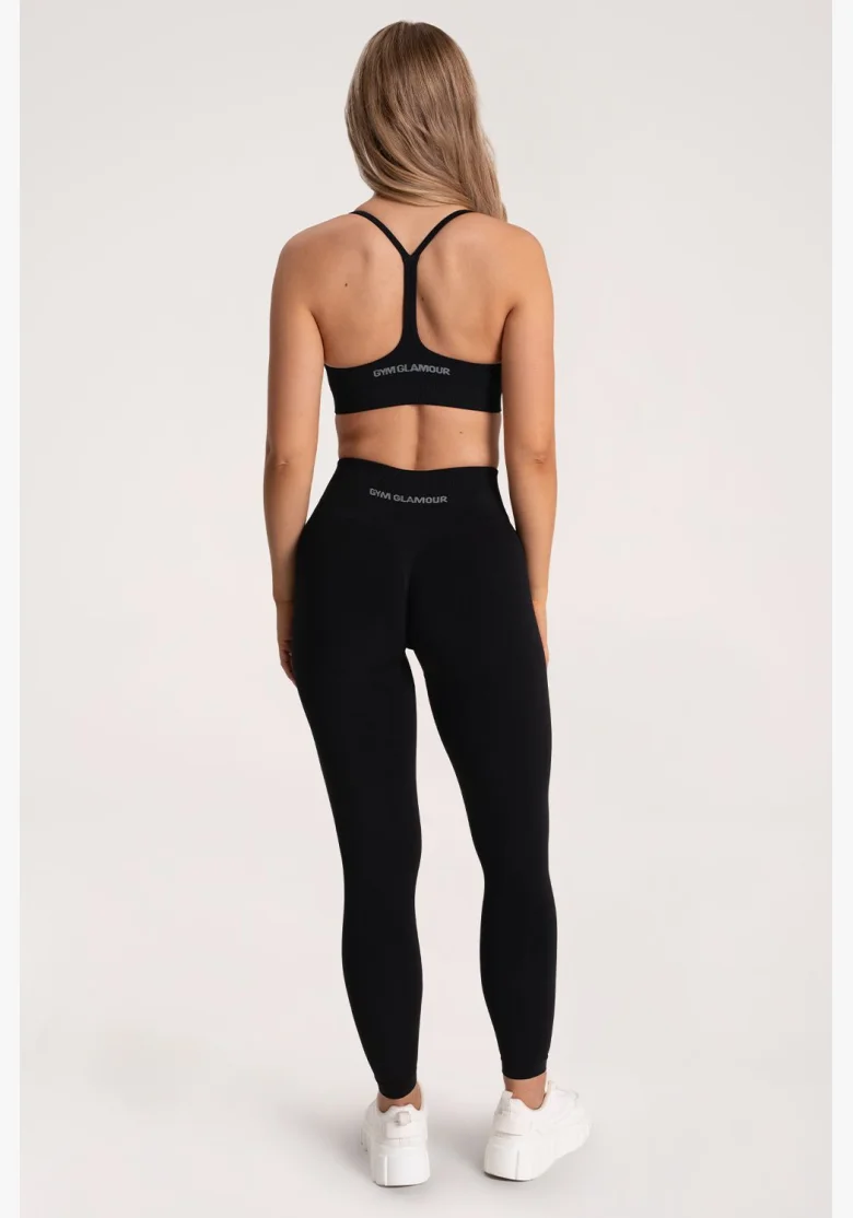 Gym Glamour Legíny Second Skin push up Black