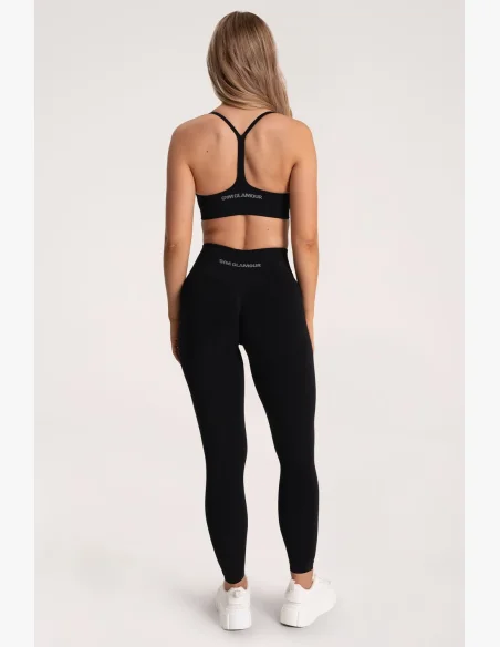 Gym Glamour Legíny Second Skin push up Black