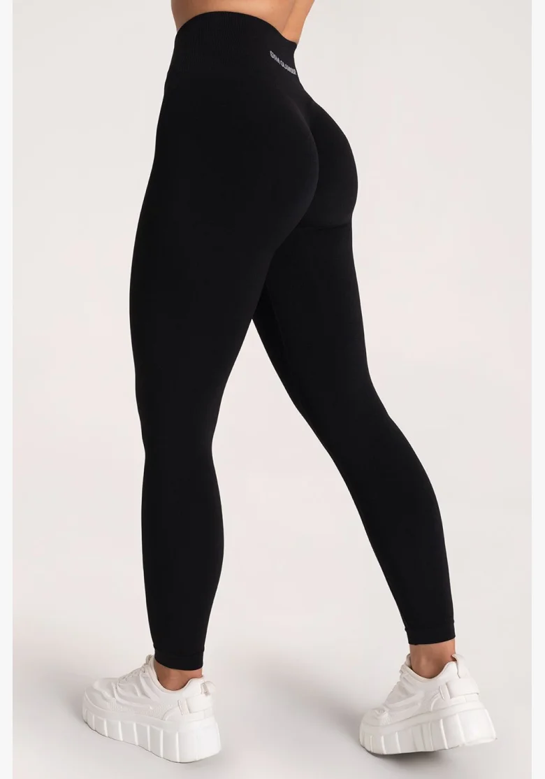 Gym Glamour Legíny Second Skin push up Black