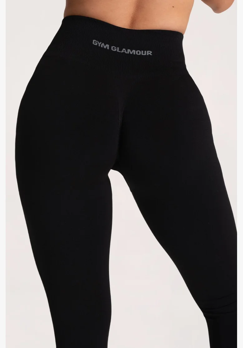 Gym Glamour Legíny Second Skin push up Black