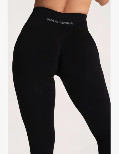 Gym Glamour Legíny Second Skin push up Black