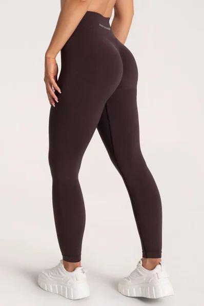 Gym Glamour Legíny Second Skin push up Chocolate 2