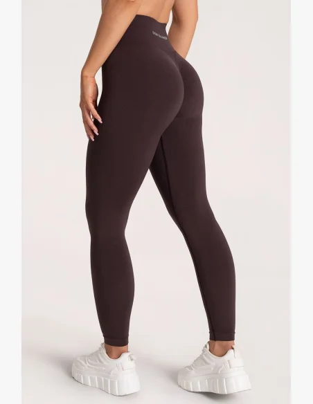 Gym Glamour Legíny Second Skin push up Chocolate