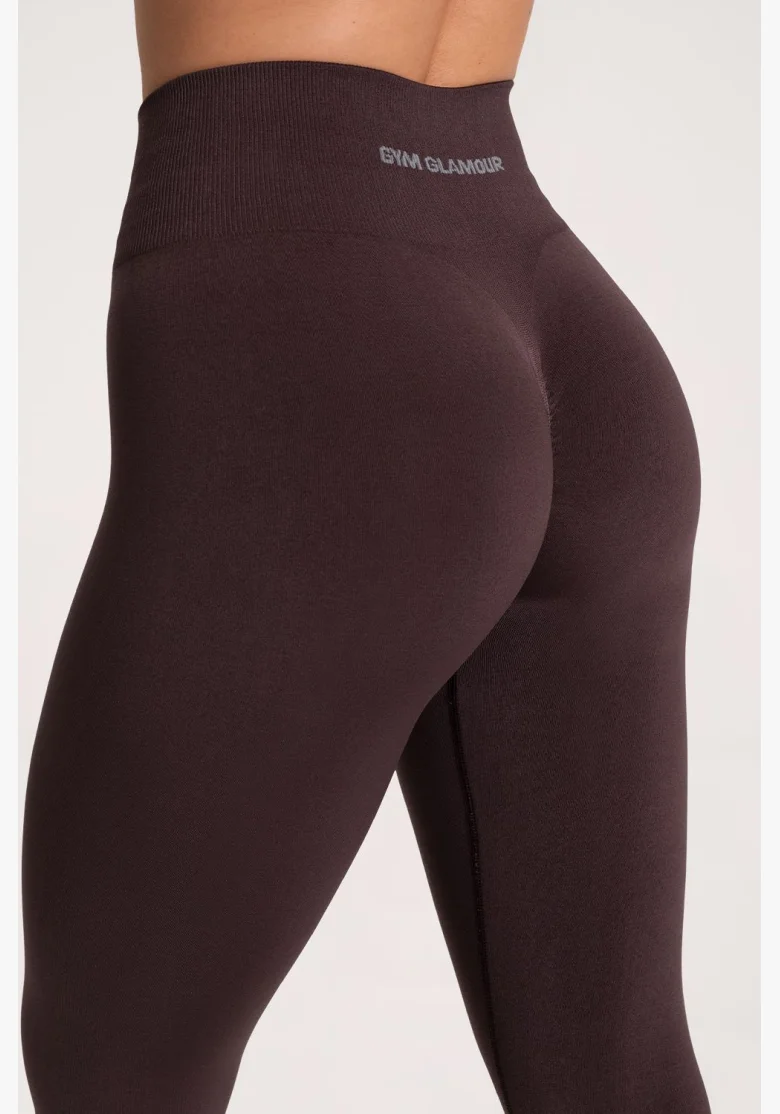 Gym Glamour Legíny Second Skin push up Chocolate
