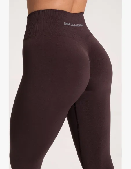 Gym Glamour Legíny Second Skin push up Chocolate