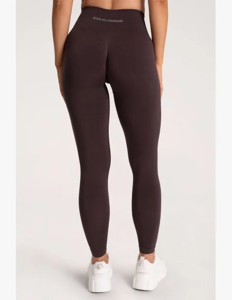 Gym Glamour Legíny Second Skin push up Chocolate
