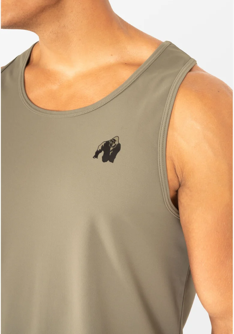 Gorilla Wear pánské tílko Colton – army zelená