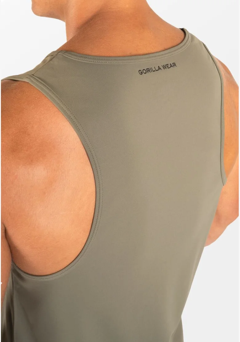 Gorilla Wear pánské tílko Colton – army zelená