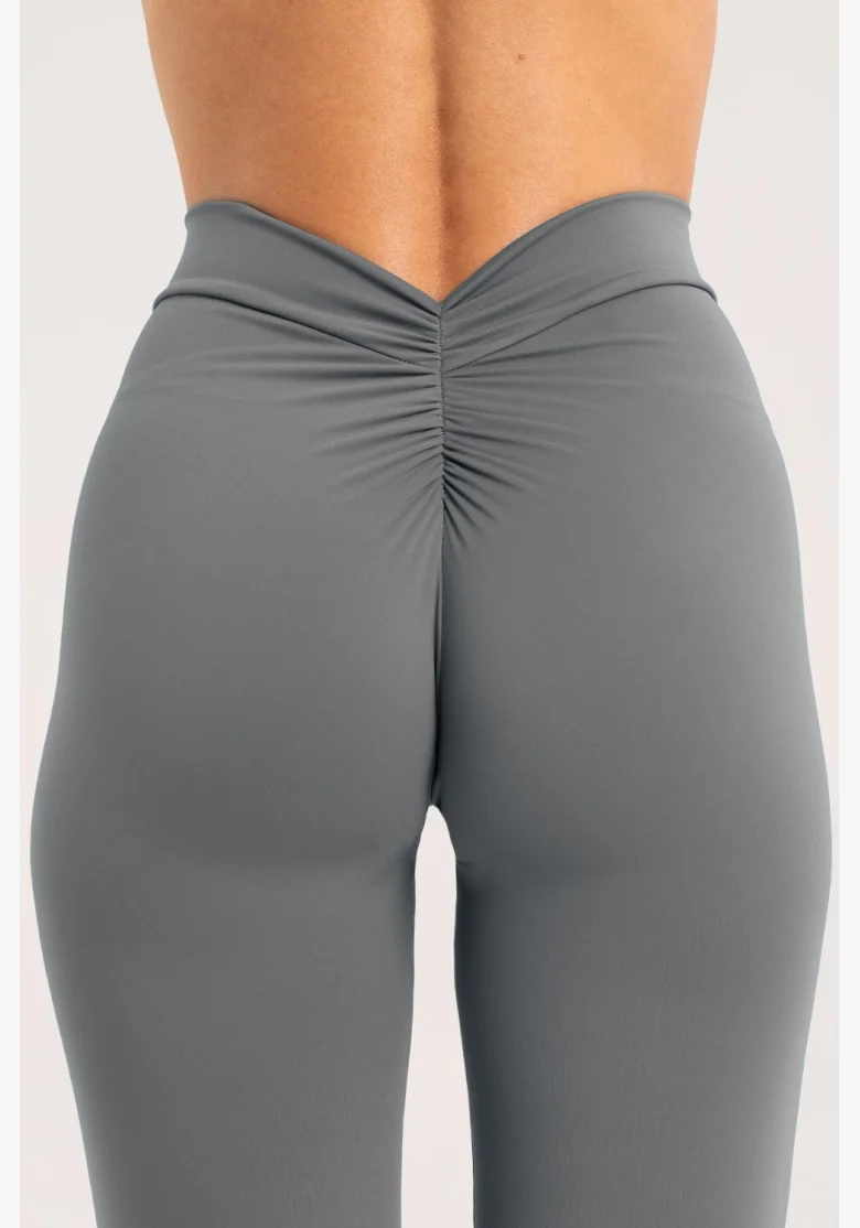 Gym Glamour zvonové legíny Deep Glow Grey