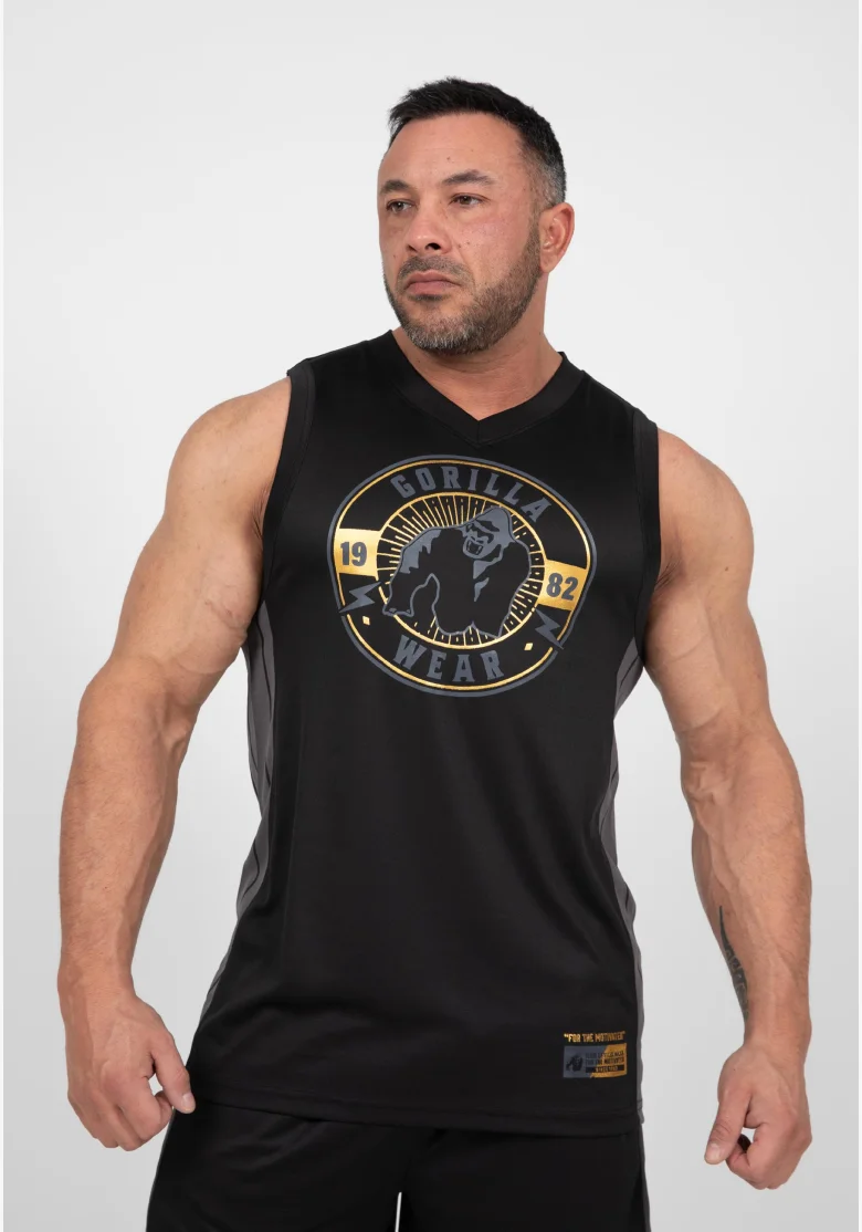 Gorilla Wear pánské tílko Orlando Jersey – černá