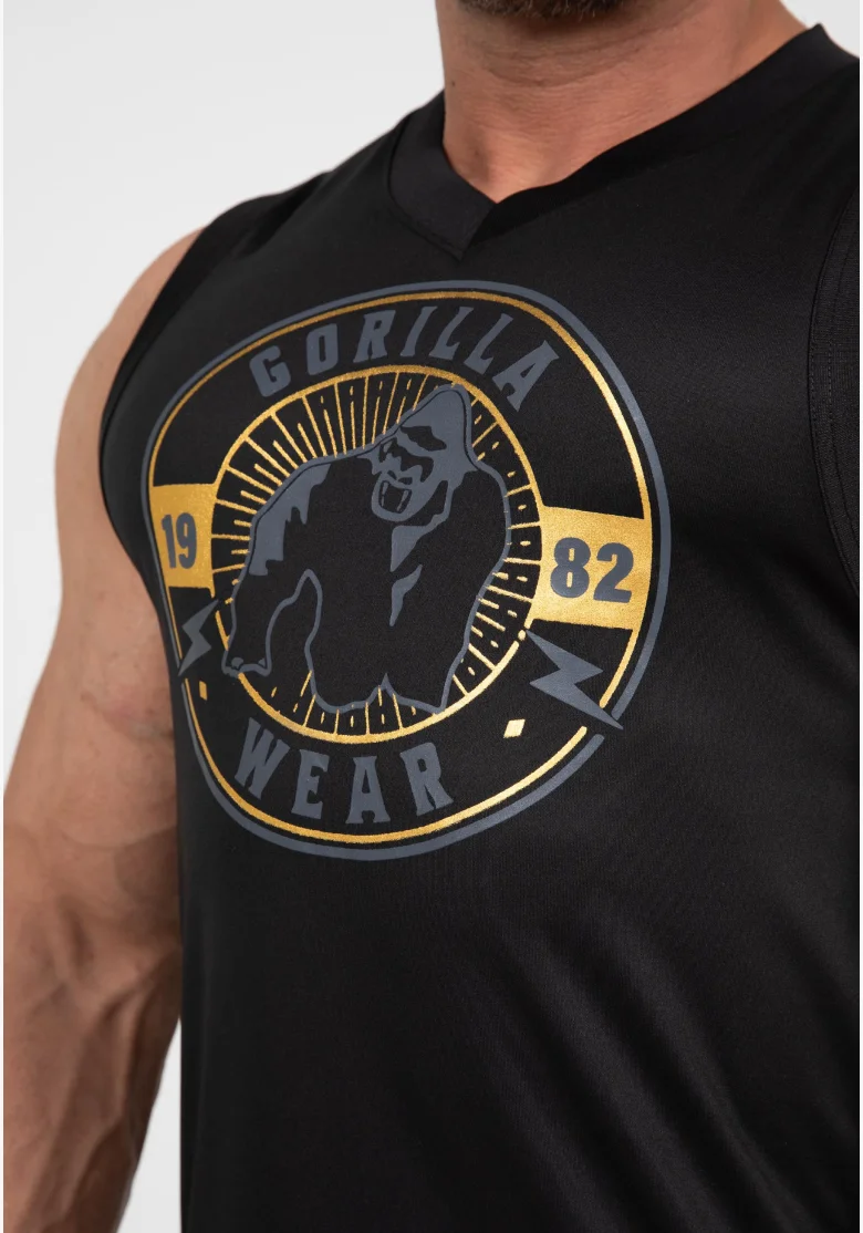 Gorilla Wear pánské tílko Orlando Jersey – černá